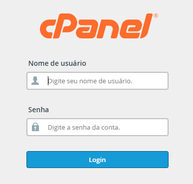 Faça Login no cPanel